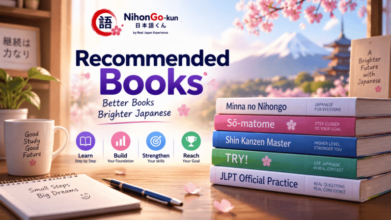 JLPT এর জন্য সেরা বই | N5 থেকে N1 Recommended Books